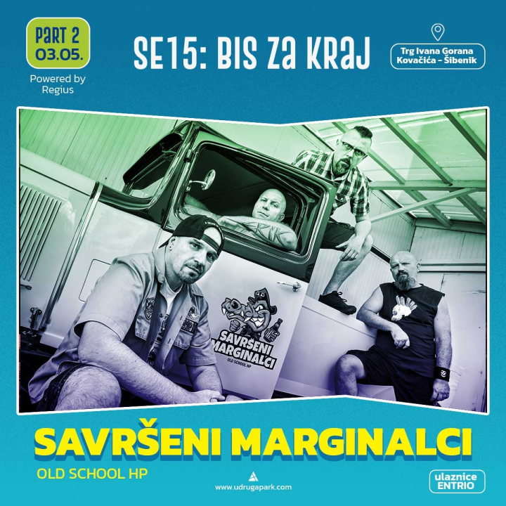 'SE15: Bis za kraj': Savršeni marginalci prvi put u Šibeniku sviraju old school Hladno pivo 