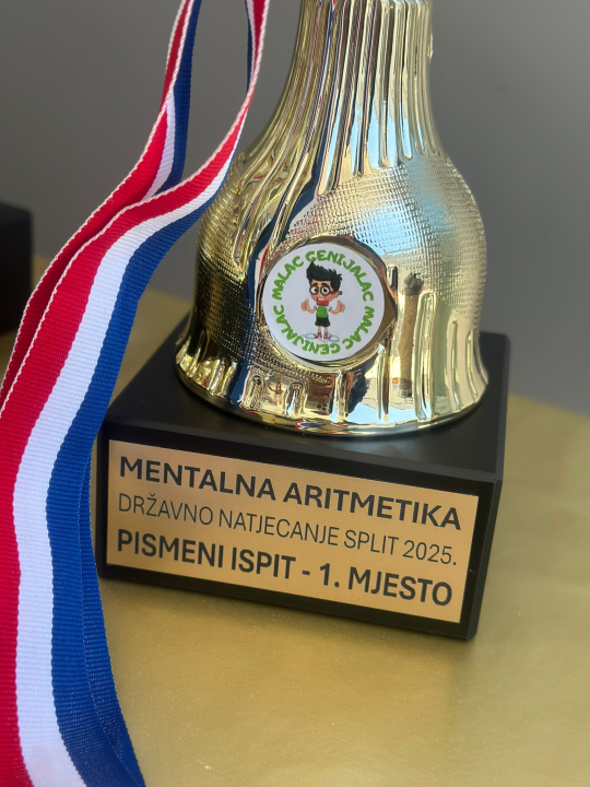FOTO: Malci Genijalci iz Šibenika rasturili Državno natjecanje iz mentalne aritmetike i matematike