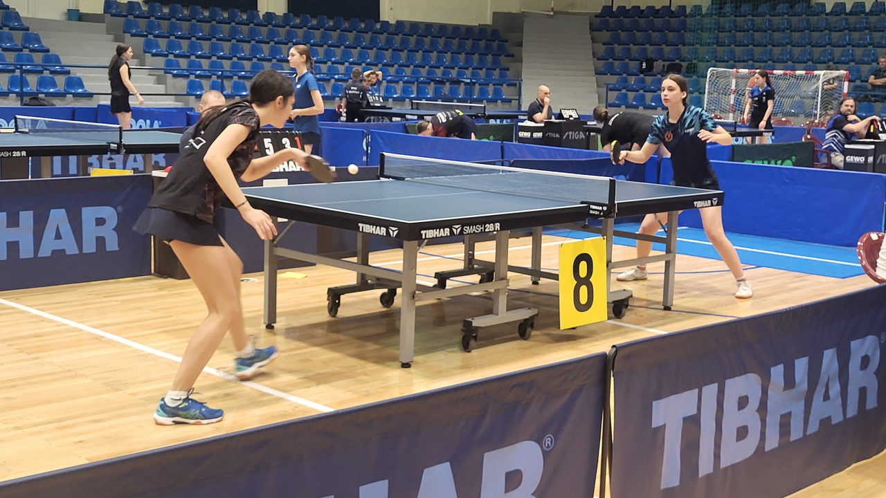 FOTO Stolnotenisačice Šibenika uspješne u Požegi: Najmlađe kadetkinje prvakinje Hrvatske