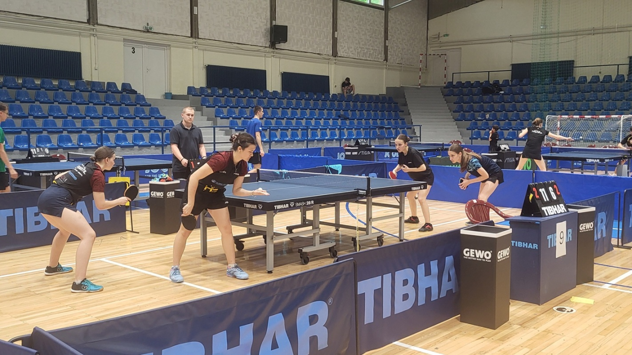 FOTO Stolnotenisačice Šibenika uspješne u Požegi: Najmlađe kadetkinje prvakinje Hrvatske