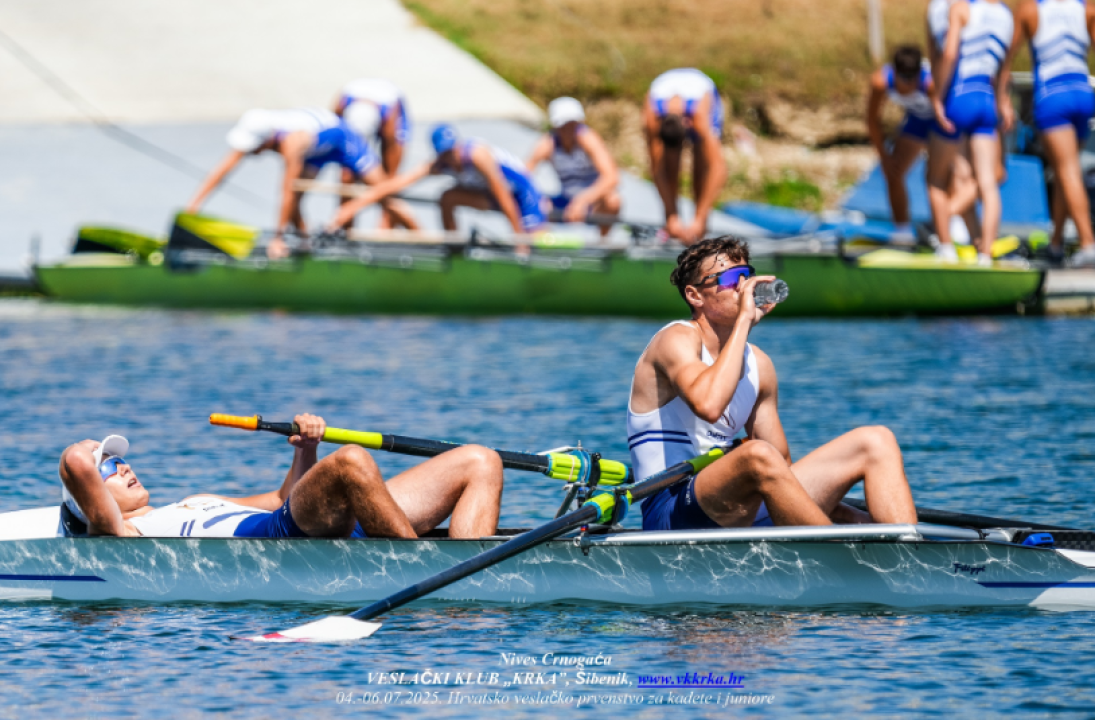 FOTO Krkin juniorski osmerac i četverac 'sa' zlatni na državnom prvenstvu, osvojene još dvije medalje