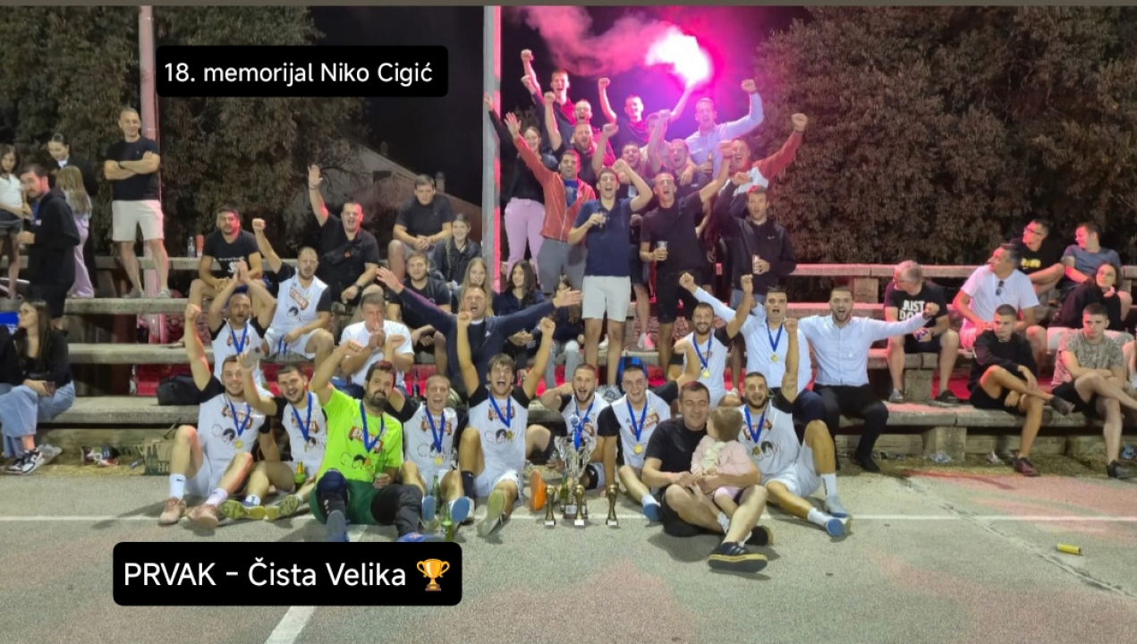 FOTO Čista Velika uvjerljivom pobjedom protiv Tribunja osvojila memorijal u Pakovu Selu