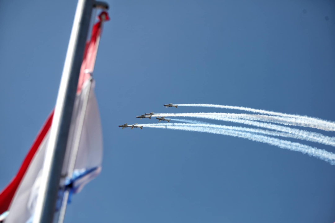 Impresivna 'Krila Oluje' i prelet Rafalea iznad Kninske tvrđave 