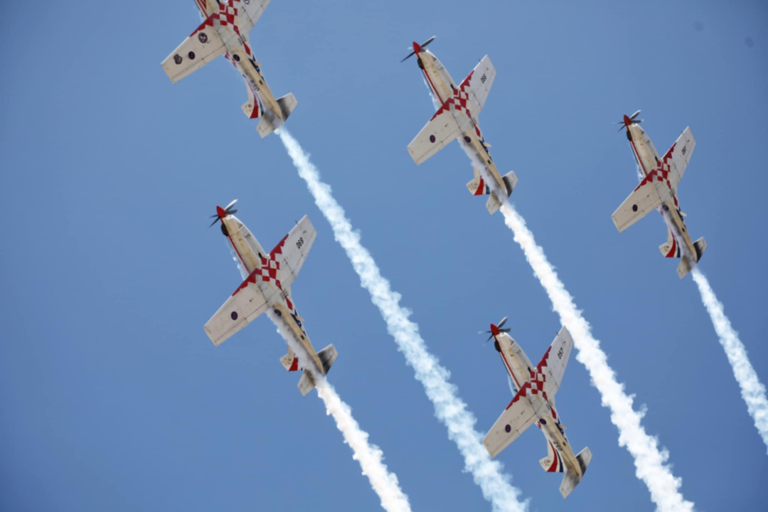 Impresivna 'Krila Oluje' i prelet Rafalea iznad Kninske tvrđave 