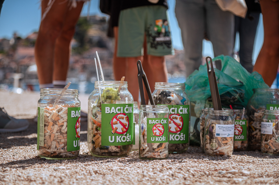 FOTO Šibenik danas pokazao svoje zeleno srce: Održana akcija EU Beach Cleanup 2025.