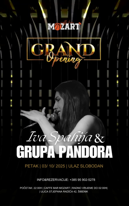FOTO Mozart otvara novu sezonu uz Ivu Spahiju, grupu Pandora i DJ Miku!