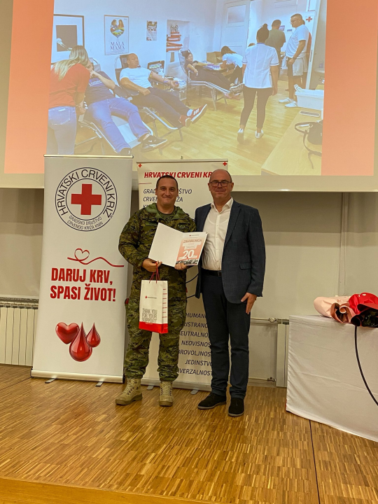 Crveni križ Knin obilježio Dan darivatelja krvi: 'Prikupili 670 doza krvi samo u ovoj godini'