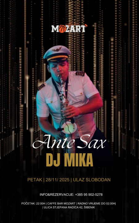 FOTO Mozart postaje epicentar vrhunske zabave uz nastup Ante Saxa!