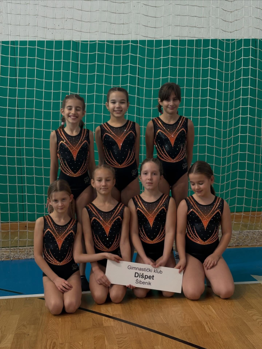 FOTO Gimnastičarke Dišpeta na 'Jadro kupu' uspješno završile s natjecanjima osnovnog programa ove godine