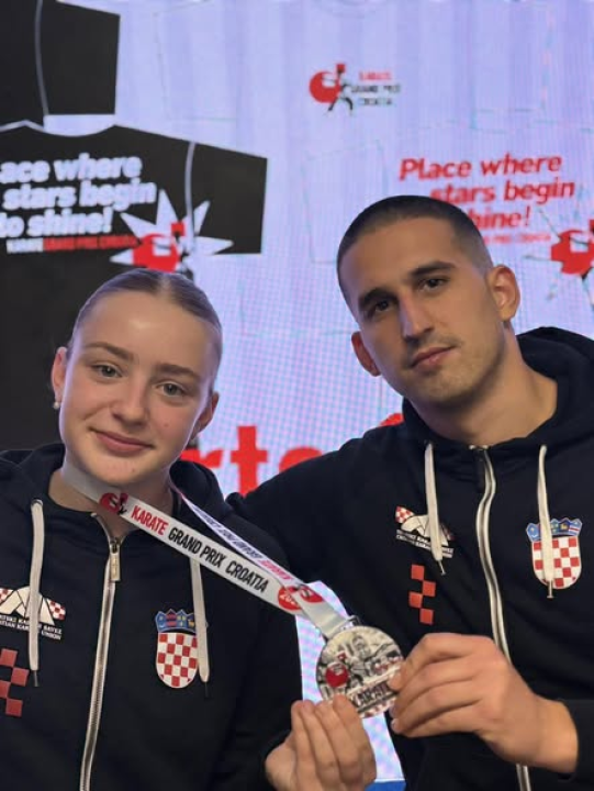 FOTO Elin Ianachi Ćopić osvojila srebro za Karate klub Okit na turniru 'Grand Prix Croatia 2026'