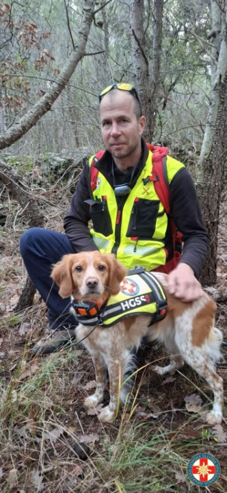 Vježba potrage šibenskih HGSS-ovaca na području Rokića, Šubićevca i Kamenara