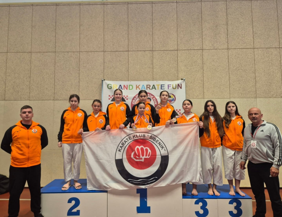 FOTO Cure iz KK Šibenik rasturile na Grand karate Kupu 