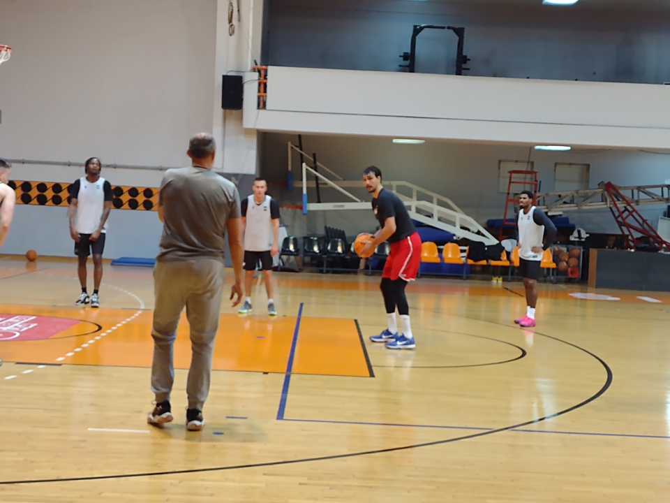 FOTO Dario Šarić trenira sa Šibenkom: 'Htio sam donijeti malo pozitive i ostati u košarkaškom ritmu'