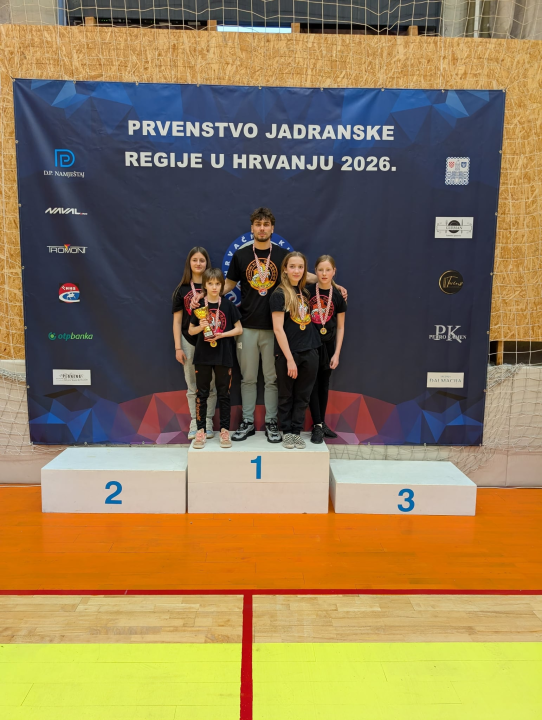 Hrvački klub Šibenik izvrstan na Prvenstvu jadranske regije