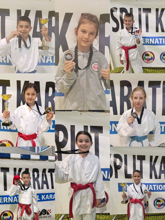 FOTO Borci Šibenika 1066 u naletu: 26 medalja na 'Split Karate kupu 2026'