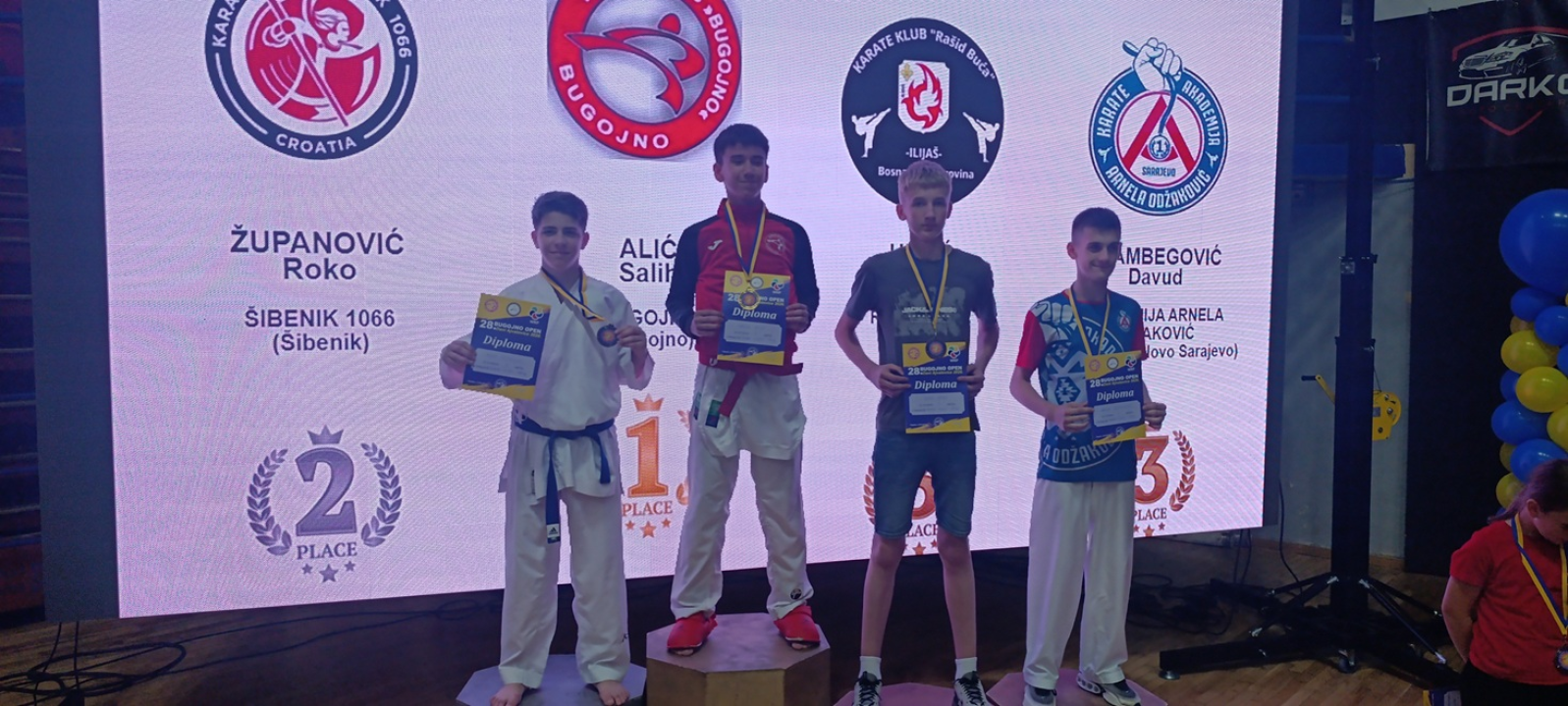 FOTO Svih pet karataša Šibenika 1066 došlo do medalje na 'Bugojno Openu'