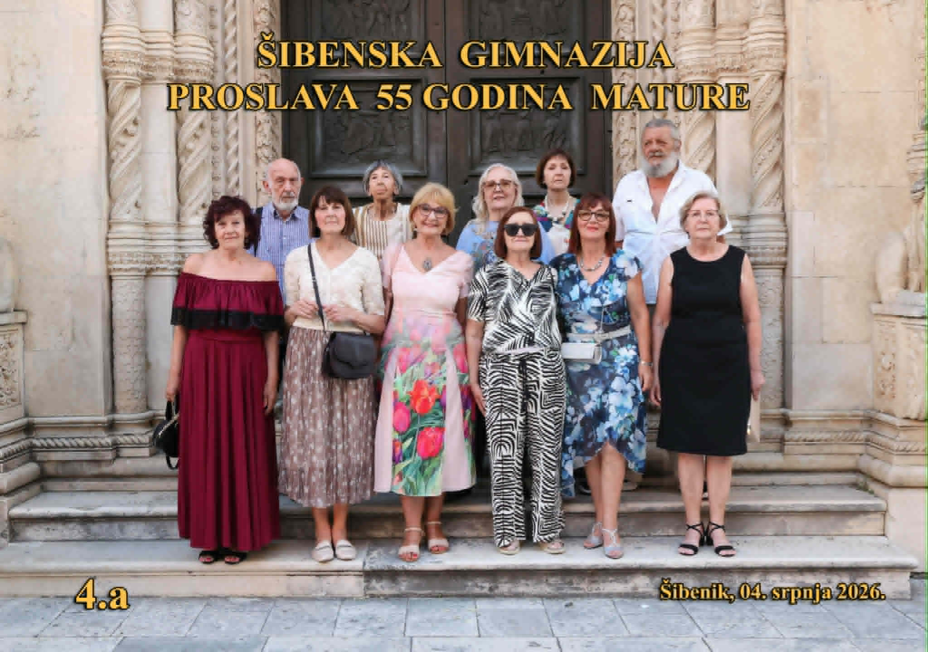 Generacija šibenskih gimnazijalaca iz 1971. obilježila 55 godina mature
