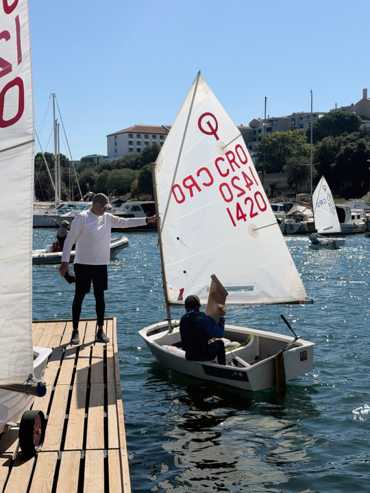 Ivano Gović prvak Hrvatske klasa Optimist