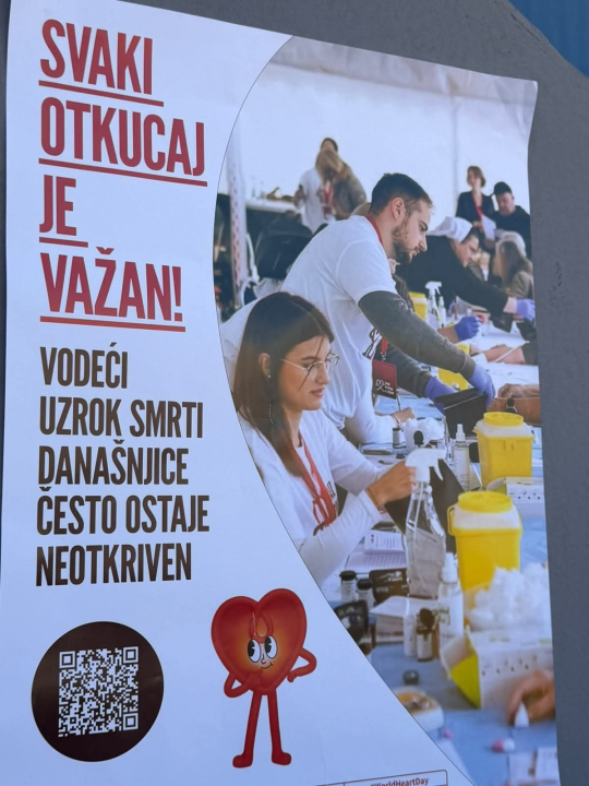 Obilježen Svjetski dan srca: Šibenčani se masovno odazvali akciji ispred City Lifea
