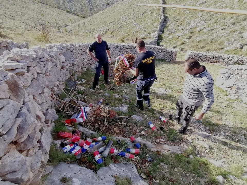 Tišnjanski vatrogasci uredili spomen-park na Kornatu