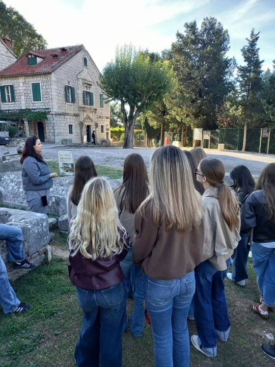 Terenska nastava šibenskih gimnazijalaca