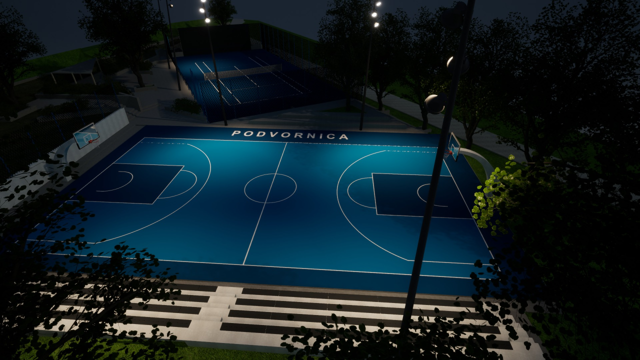 Prijavljen projekt rekonstrukcije košarkaškog igrališta Podvornica u Drnišu