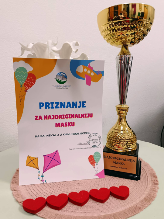Korisnici Doma za starije iz Knina osvojili Priznanje za najoriginalniju masku 