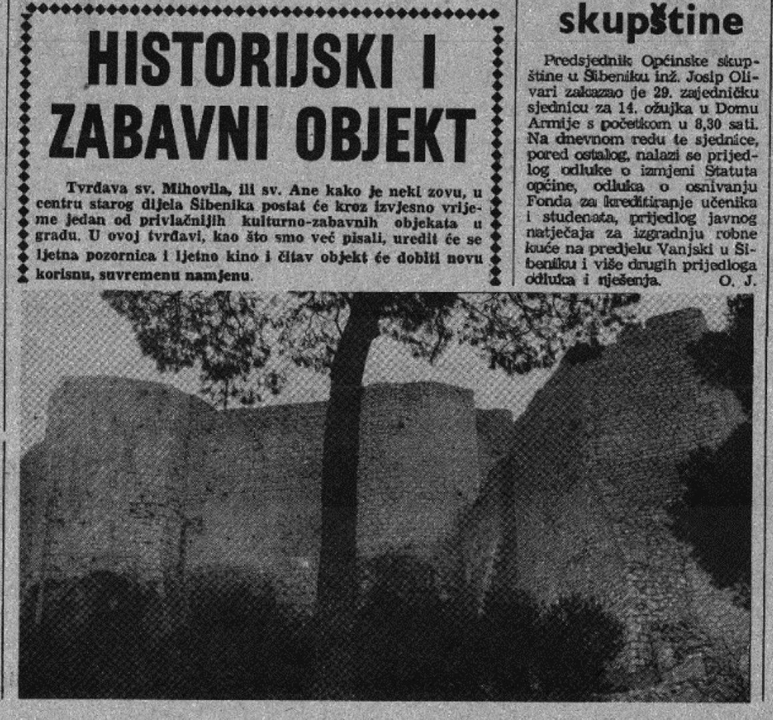 O ljetnoj pozornici na sv. Mihovilu pričalo se od 50-ih, Pavić i Bakula istražili zašto je izgrađena tek 2014. godine