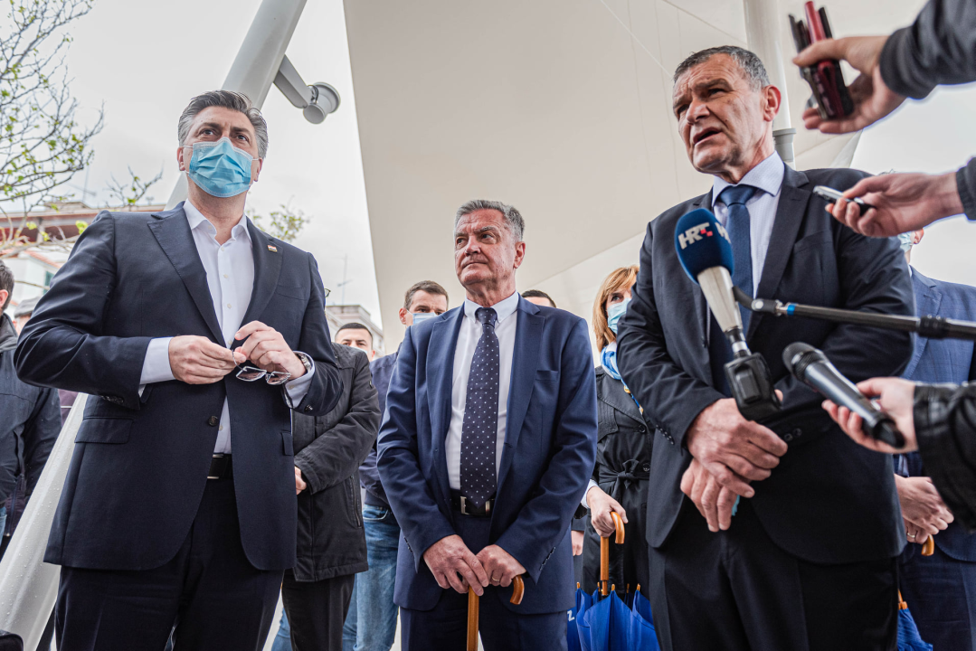 Plenković u Šibeniku: 'Županija je učinila ogromne napore u pogledu razvoja i kvalitete života'