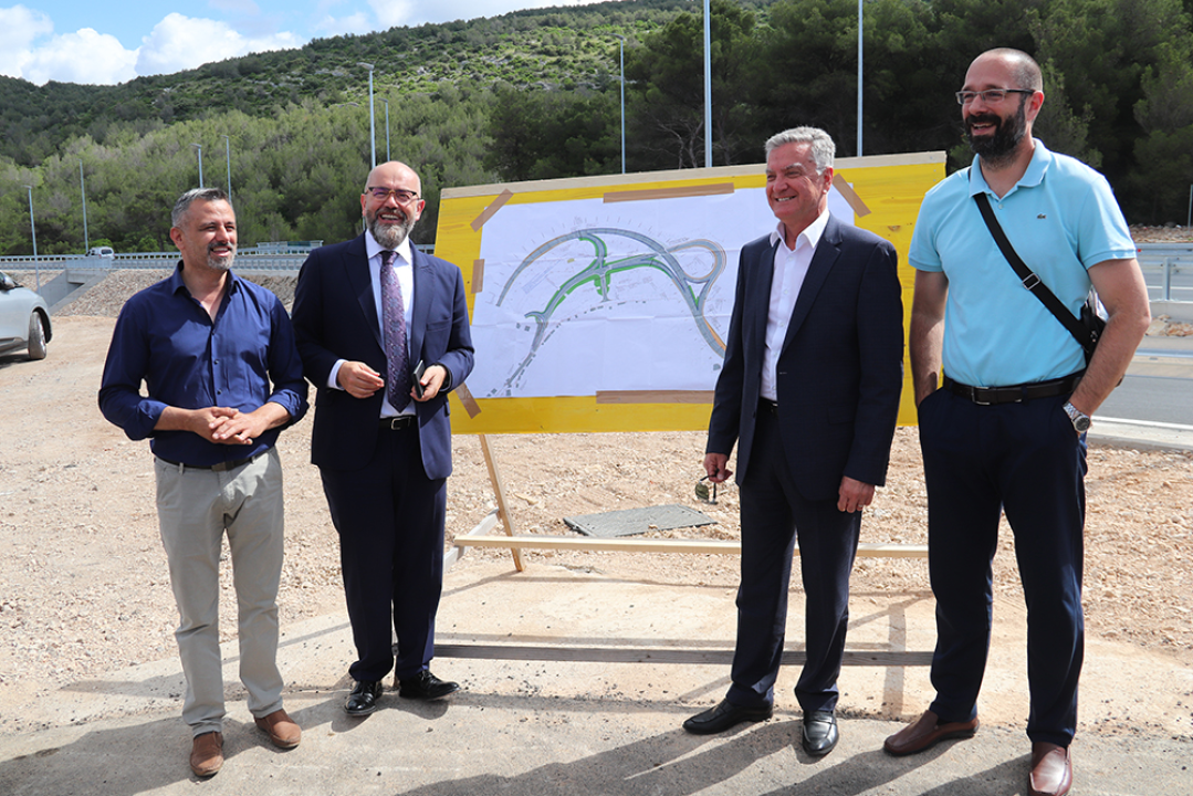 Burić prije izbora požurio obići čvor Rokići pa nabrajao projekte u planu: 'Djeca s Meteriza moći će biciklom sigurno do brodaričkog mosta'  