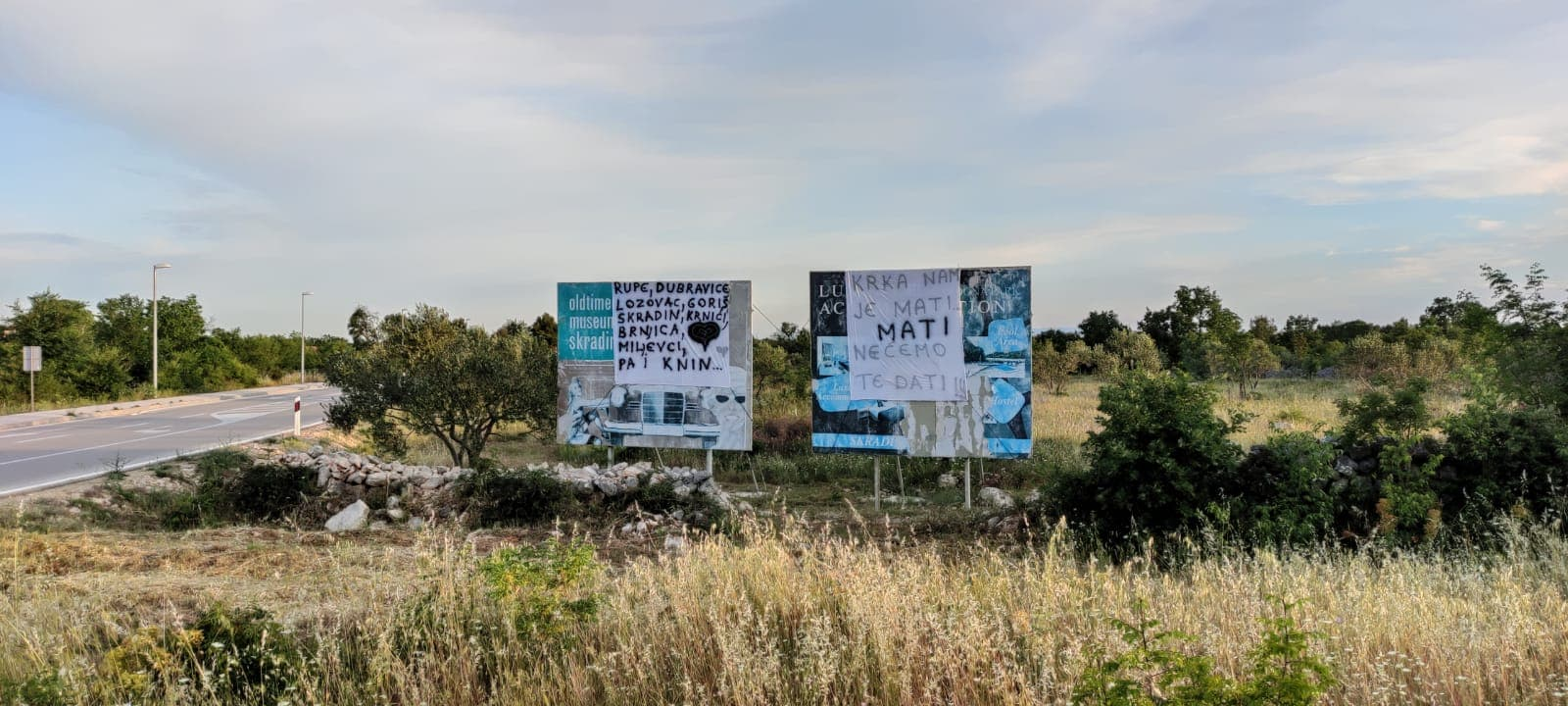 'Krka nam je mati, nećemo je dati': Na Lozovcu jutros osvanuli transparenti, evo što smeta stanovnicima tog kraja  