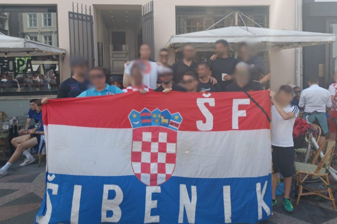 Vatrene s tribina bodre i deseci Šibenčana: Kopenhagen postao 'Kockenhagen'