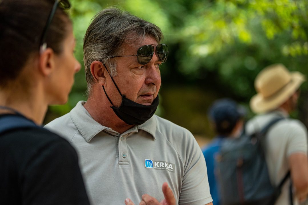 Prosvjedno kupanje na Skradinskom Buku