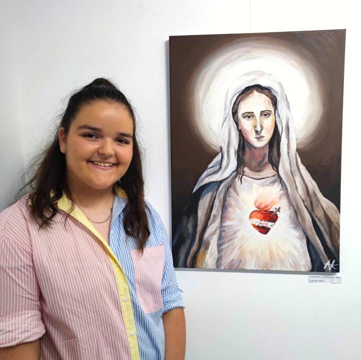 Antonela ima 14 godina, a iza nje je već jedna samostalna izložba