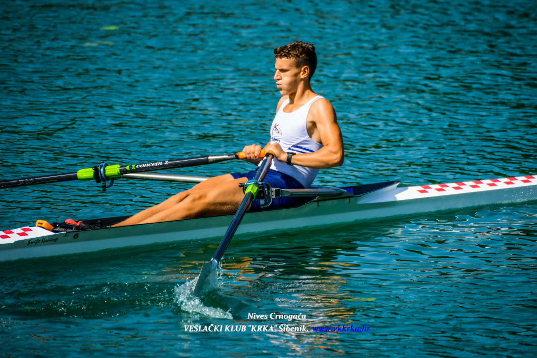 Mladi veslač Nikola Knežić predstavljat će Hrvatsku na Balkan Rowing Championships