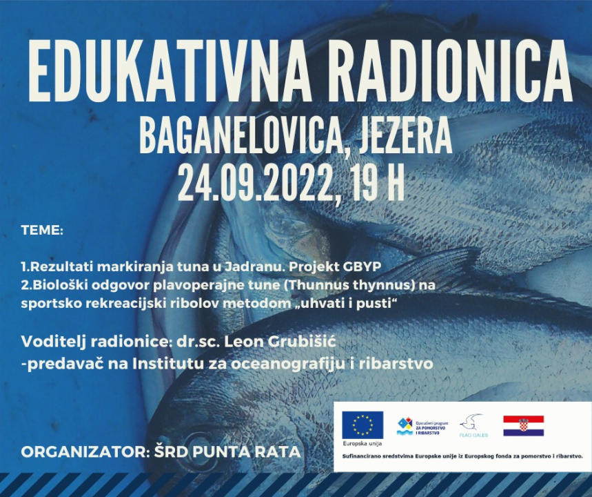 Posjetite besplatnu radionicu o zaštiti ribe i očuvanju ribljeg fonda u Jezerima!