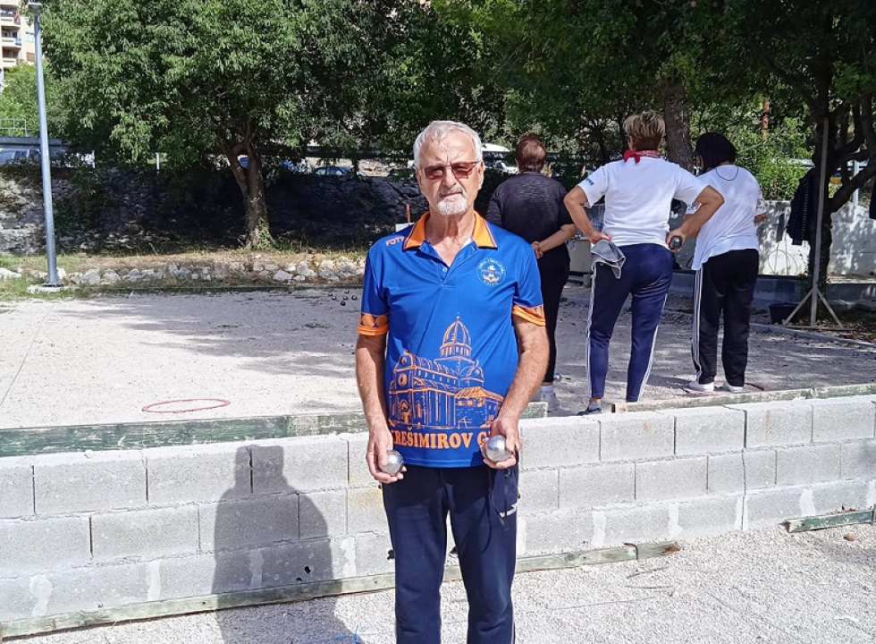 Miljenko Petrović iz PK Krešimirova grada prvak Hrvatske u petanci