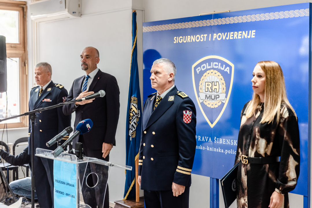 Novi načelnik Sandro Santini: 'Šibenska policija ostvarila je vidljiv napredak u više segmenata rada'