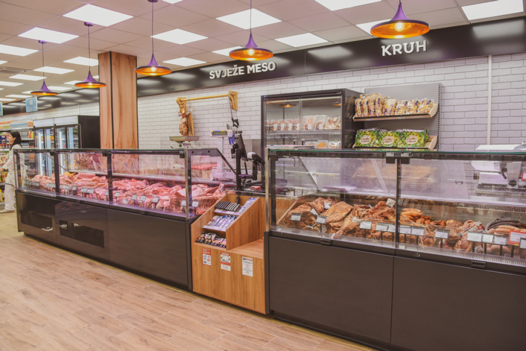 Otvorena Pivac market - mesnica u Šibeniku preko puta stadiona