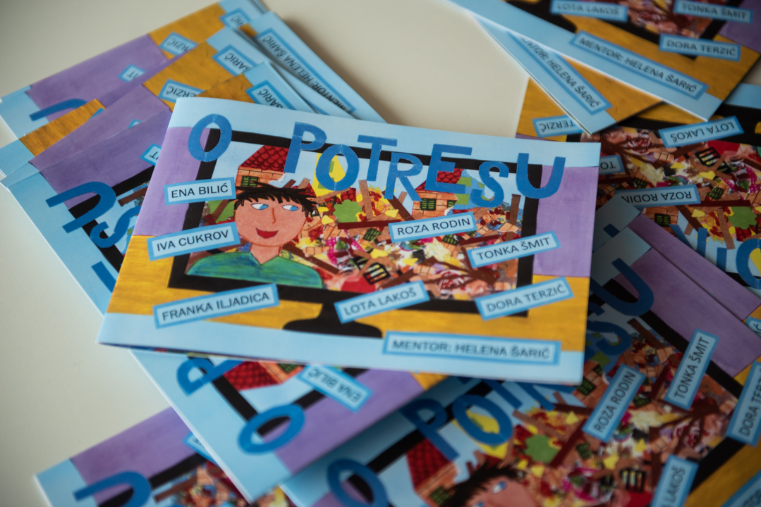 Učenice OŠ Jurja Šižgorića napisale edukativnu slikovnicu 'O potresu'