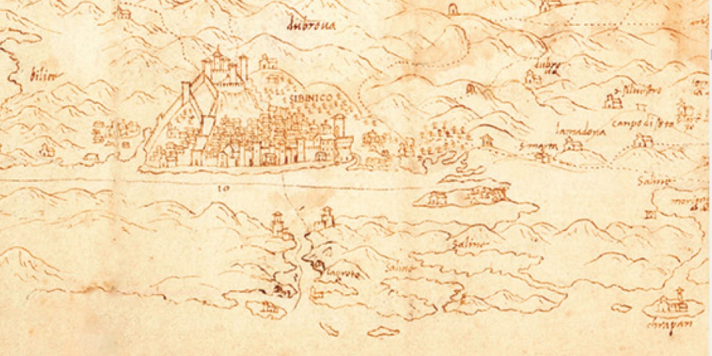 Baš nam se posrećilo: Šibenik je detaljno prikazan na najstarijoj poznatoj venecijanskoj karti Dalmacije 