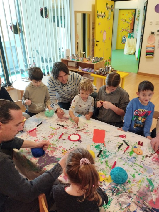 Druženjem tata i djece u vrtiću Tamaris proslavljen Dan očeva