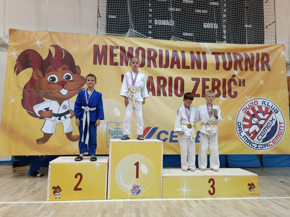 Članovi Judo kluba Šibenik nastupili na 20. Memorijalnom turniru Mario Zebić: Vratili se sa četiri medalje 