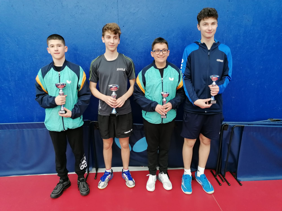 Stolnotenisačica Franka Miškić srebrna u parovima na kadetskom prvenstvu Hrvatske