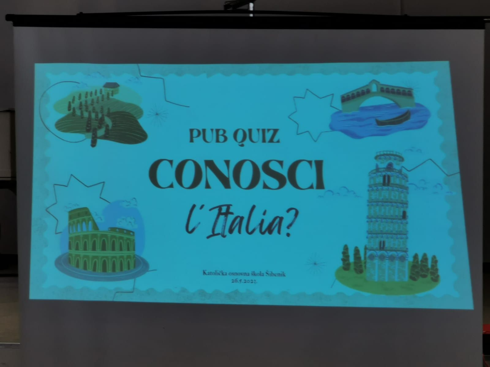 Prvi pub kviz o poznavanju Italije za osnovnoškolce: Najbolje znanje pokazali učenici Katoličke škole 