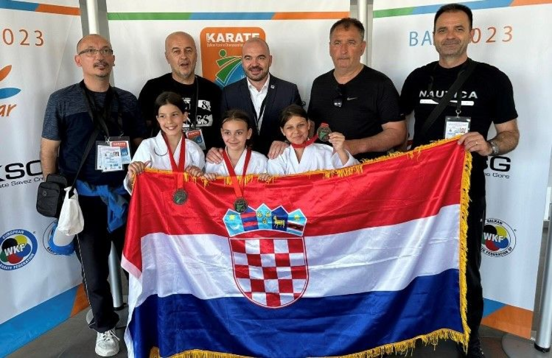 Ekipna bronca u katama za članice Karate kluba Osvit na Prvenstvu Balkana! 