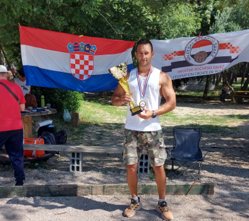  Šibenčanin Krešimir Ivančević postao najbolji igrač petanquea u Hrvatskoj