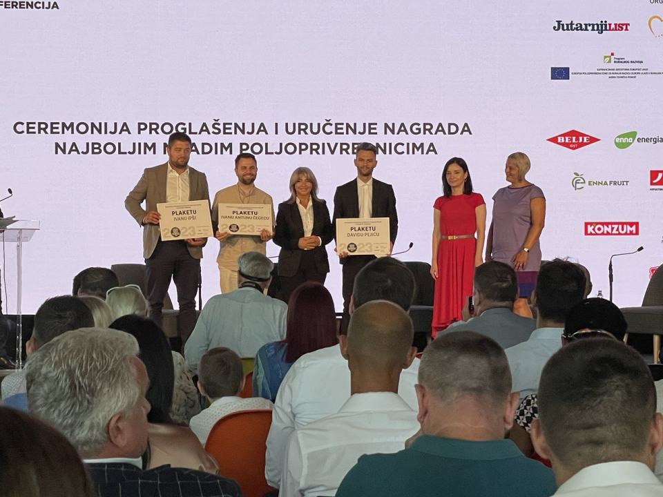 David Pejić najbolji je hrvatski mladi poljoprivrednik u 2023. godini