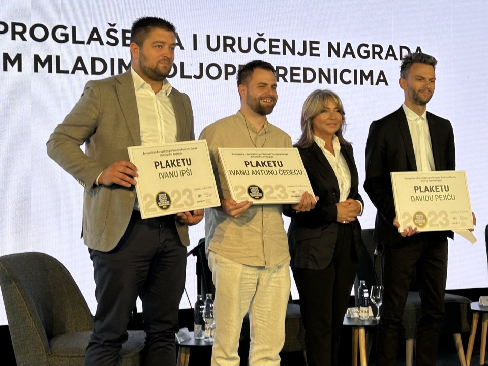 David Pejić najbolji je hrvatski mladi poljoprivrednik u 2023. godini