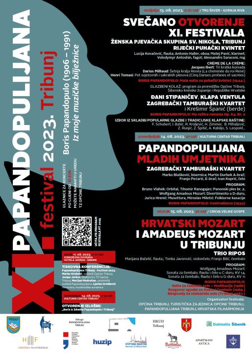 Papandopulijana: Tribunj postaje epicentar hrvatske glazbene baštine 